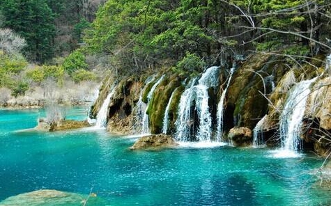 九寨沟地受灾景区